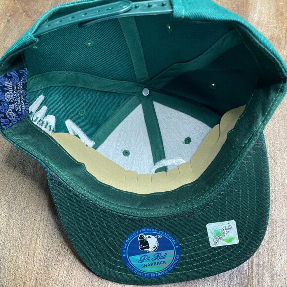 Pit Bull Mens Custom Green Bay Packers Snap Back Hat One Size NFL Football NWT - Picture 3 of 6